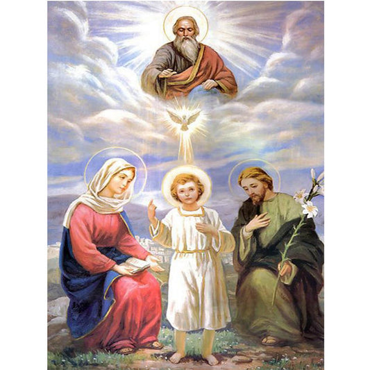 Holy Angels - Full Round Drill Diamond Painting 40*30CM