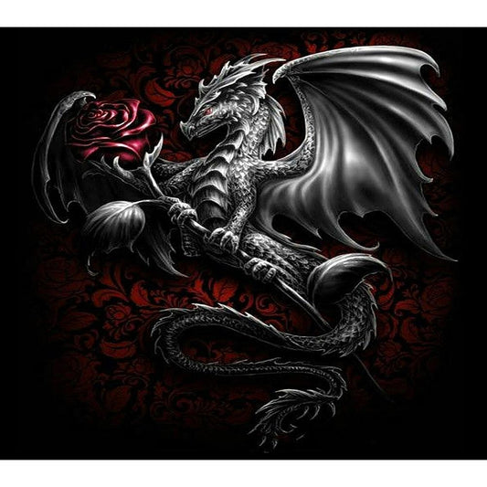 Dragon - Full Round Drill Diamond Painting 30*35CM