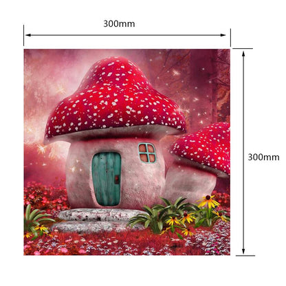 Mushroom - Full Round Drill Diamond Painting 30*30CM