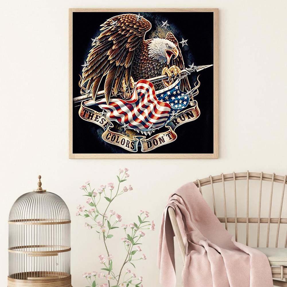 Fly Eagle - Full Round Drill Diamond Painting 30*30CM