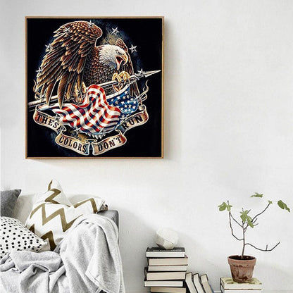 Fly Eagle - Full Round Drill Diamond Painting 30*30CM