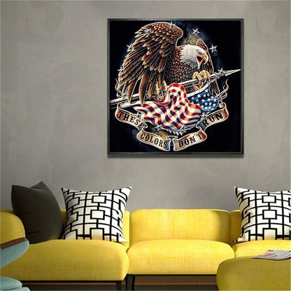 Fly Eagle - Full Round Drill Diamond Painting 30*30CM