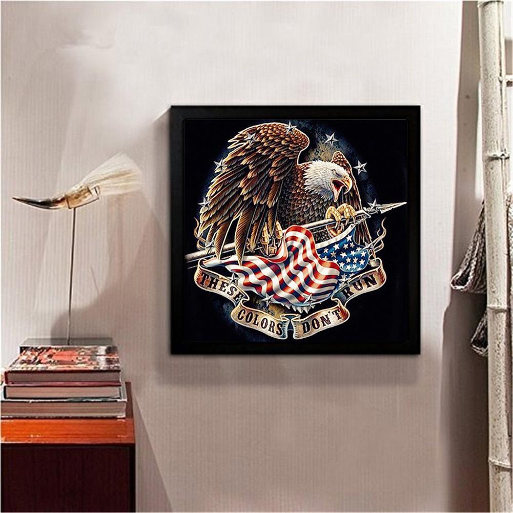 Fly Eagle - Full Round Drill Diamond Painting 30*30CM