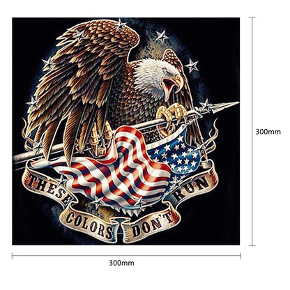 Fly Eagle - Full Round Drill Diamond Painting 30*30CM