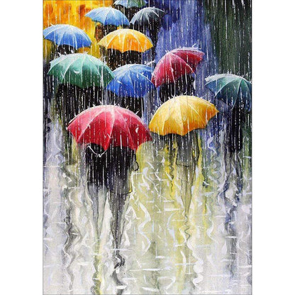 Heavy Rain - Full Square Drill Diamond Painting 30*40CM