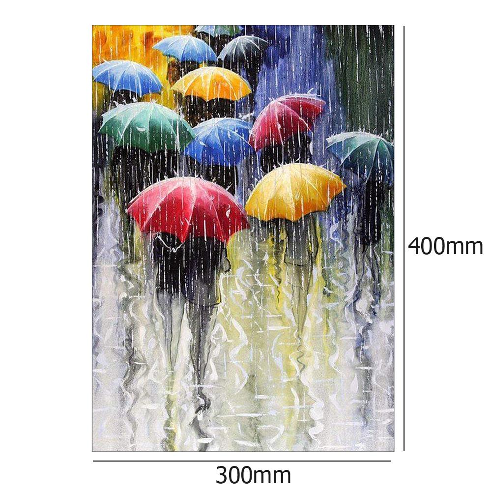 Heavy Rain - Full Square Drill Diamond Painting 30*40CM