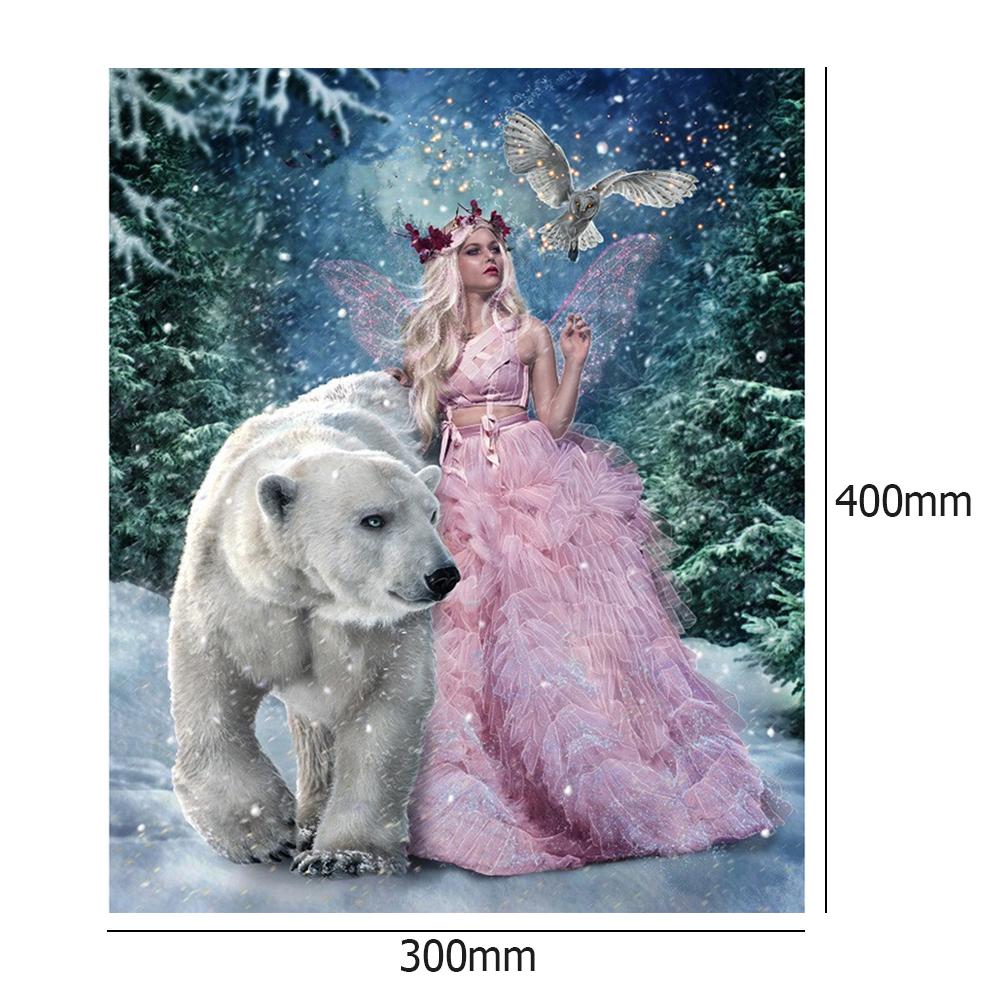 Beauty Beasts - Full Round Drill Diamond Painting 30*40CM