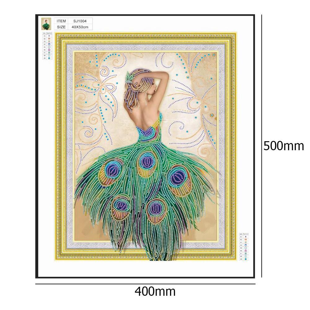 Beauty - Special Shaped Drill Diamond Painting 40X50CM