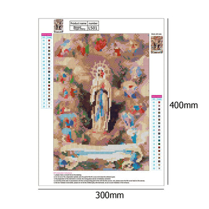 Religion - Full Round Drill Diamond Painting 40*30CM