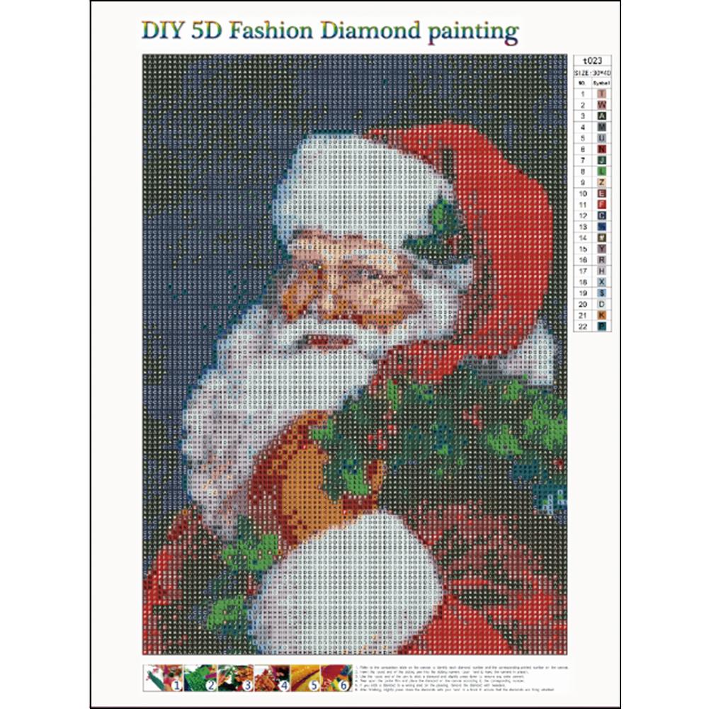 Santa Claus - Full Round Drill Diamond Painting 40*30CM