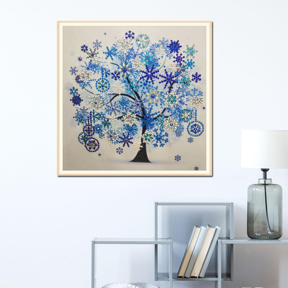 Tree - Special Shaped Drill Diamond Painting 30*30CM