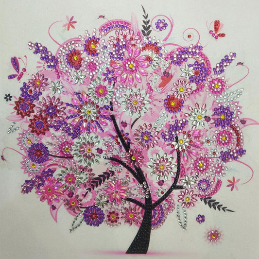 Tree - Special Shaped Drill Diamond Painting 30*30CM