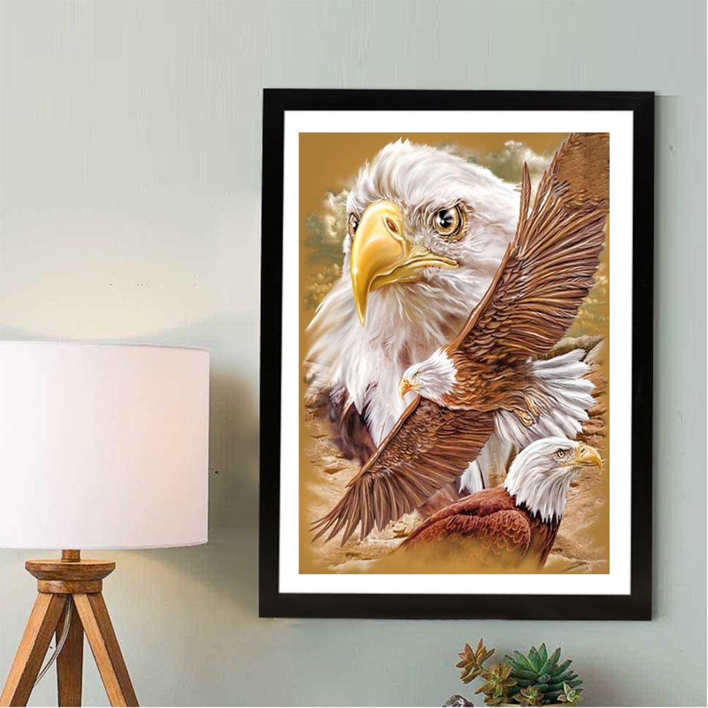 Eagle - Full Round Drill Diamond Painting 30*40CM