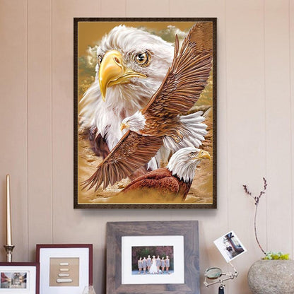 Eagle - Full Round Drill Diamond Painting 30*40CM