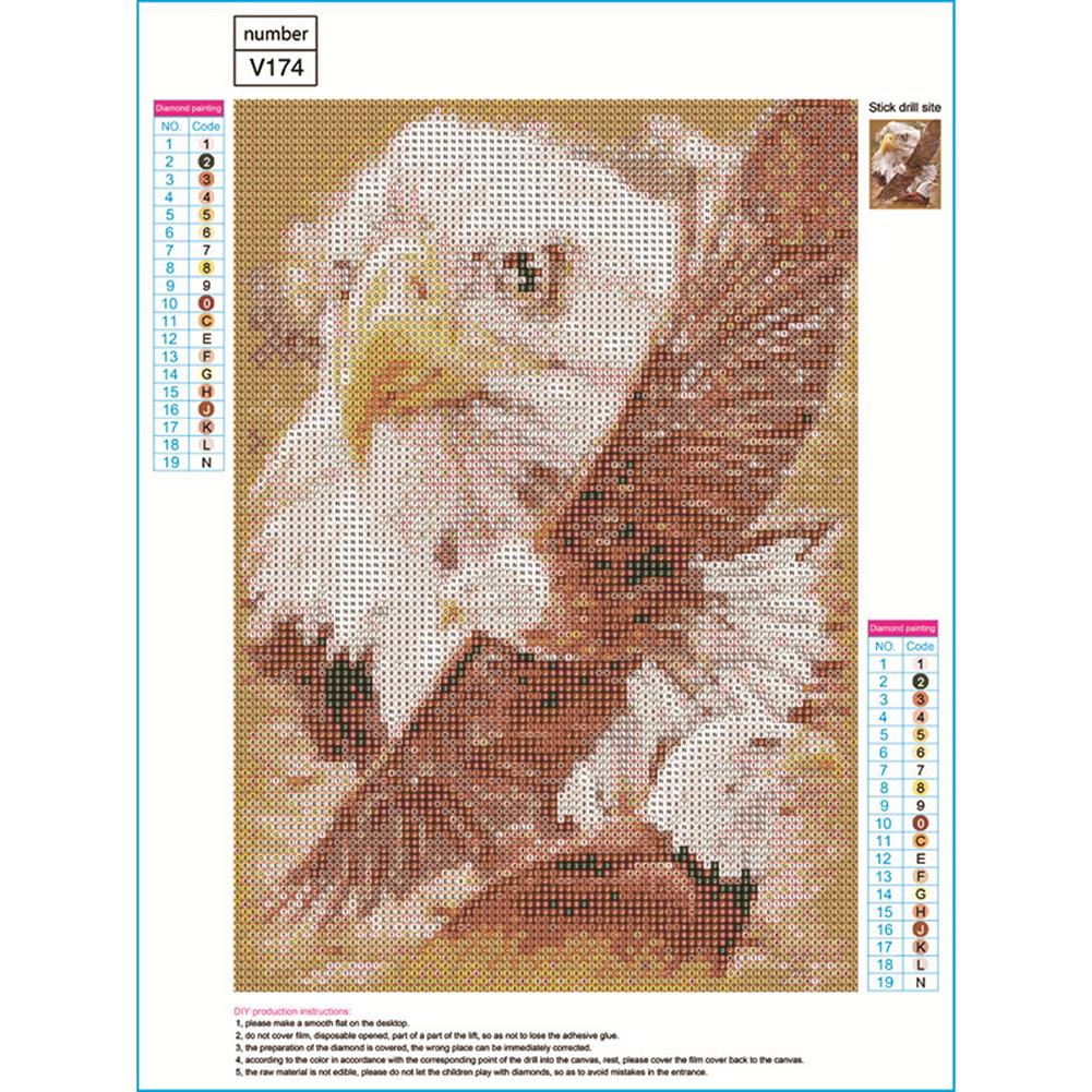 Eagle - Full Round Drill Diamond Painting 30*40CM