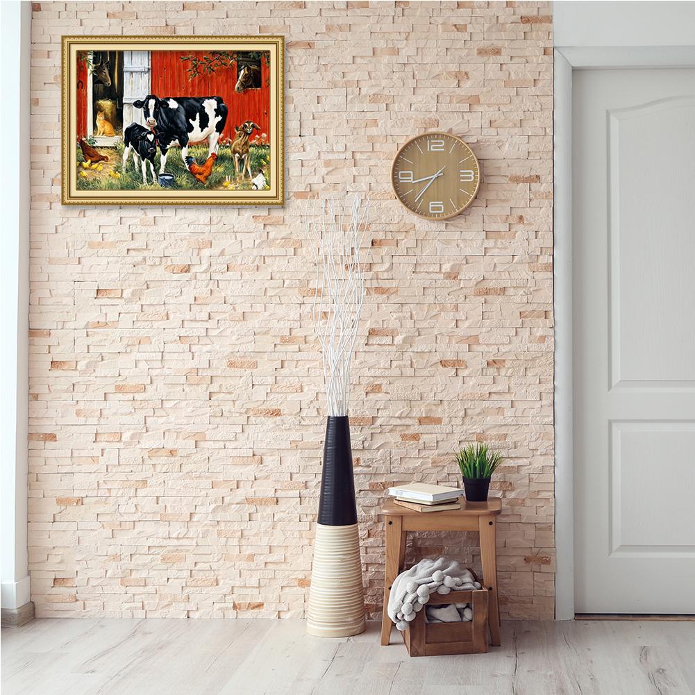 Cow - Full Round Drill Diamond Painting 30*40 CM