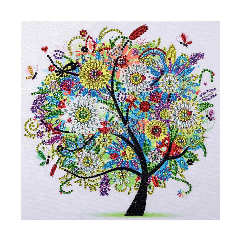 Tree - Special Shaped Drill Diamond Painting 30*30CM