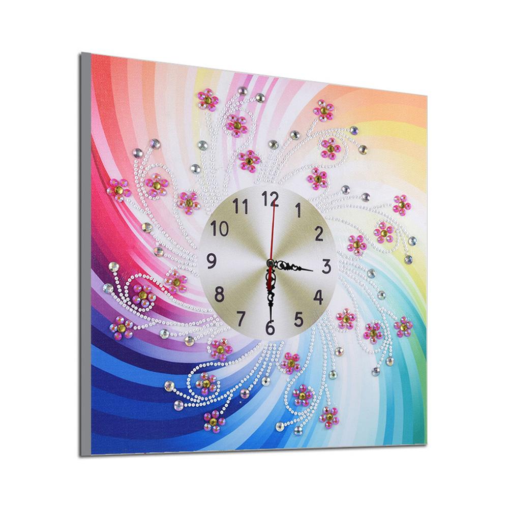 Clock - Full Round Drill Diamond Painting 35*35CM