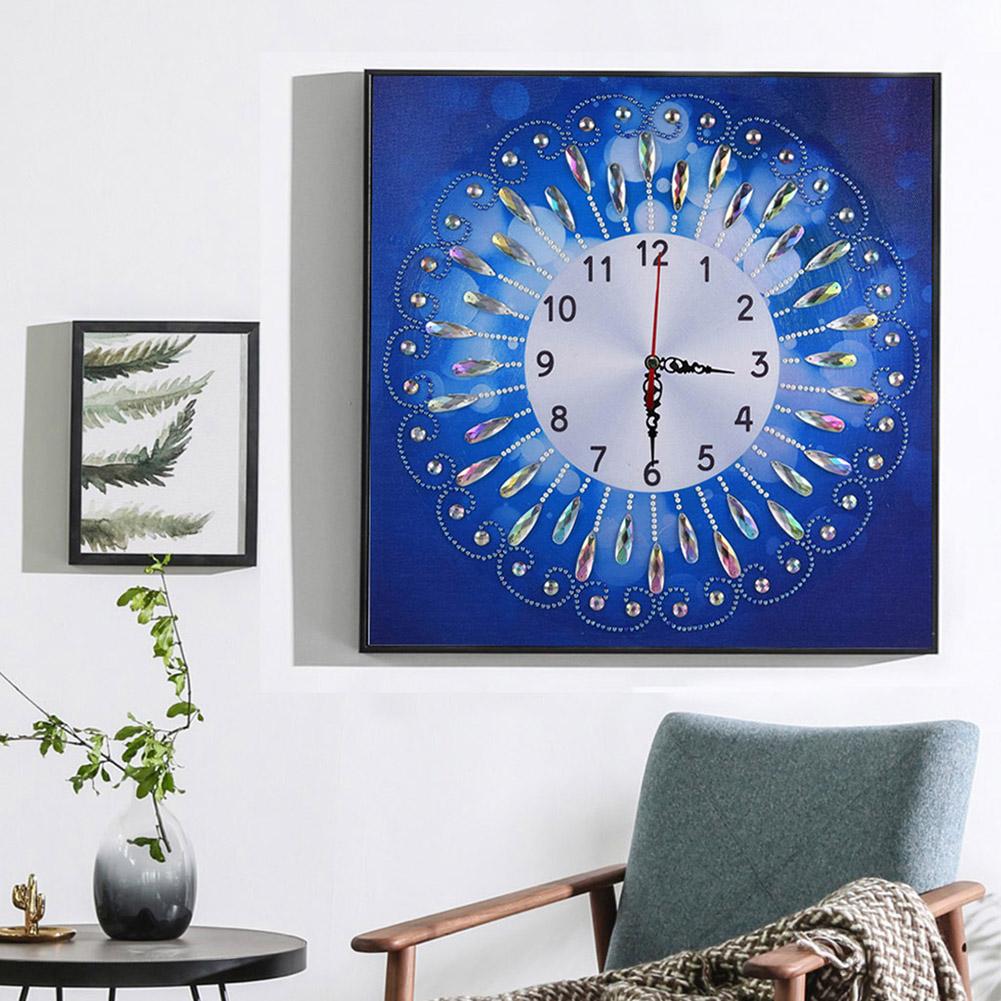 Clock - Full Round Drill Diamond Painting 35*35CM