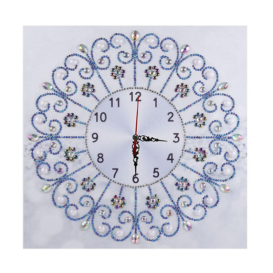 Clock - Full Round Drill Diamond Painting 35*35CM