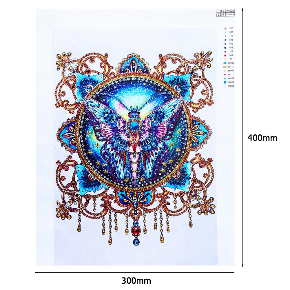 Butterfly - Special Shaped Drill Diamond Painting 30*40CM