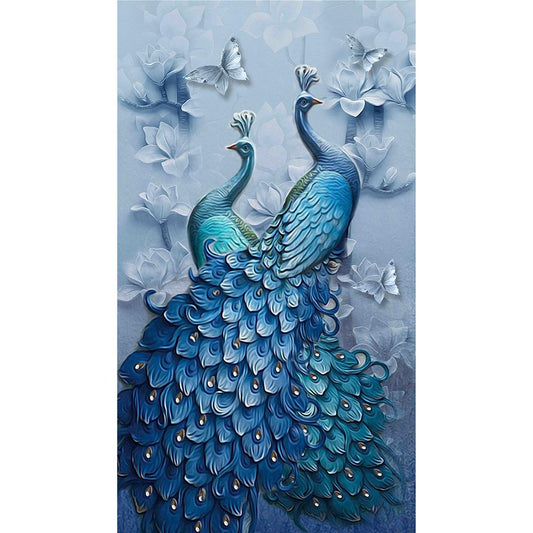 Peacock - Full Square Drill Diamond Painting 30*40CM