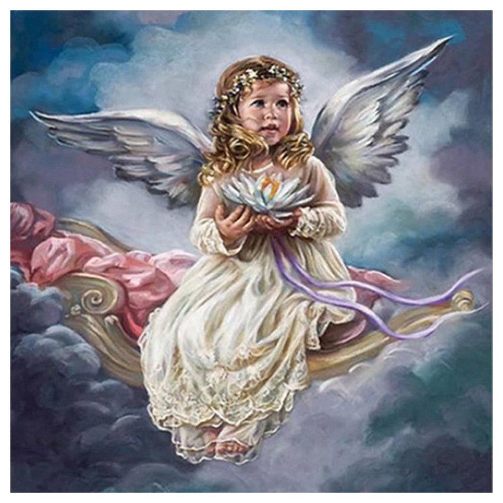 Baby Angel - Full Round Drill Diamond Painting 30*30CM