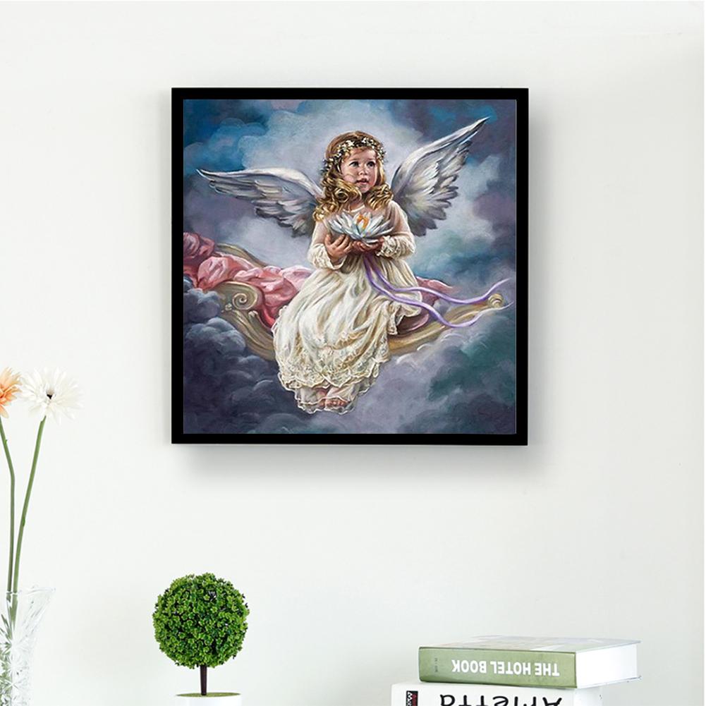 Baby Angel - Full Round Drill Diamond Painting 30*30CM