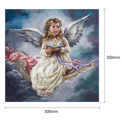 Baby Angel - Full Round Drill Diamond Painting 30*30CM