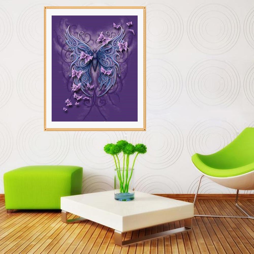 Butterfly - Full Square Drill Diamond Painting 30*40CM