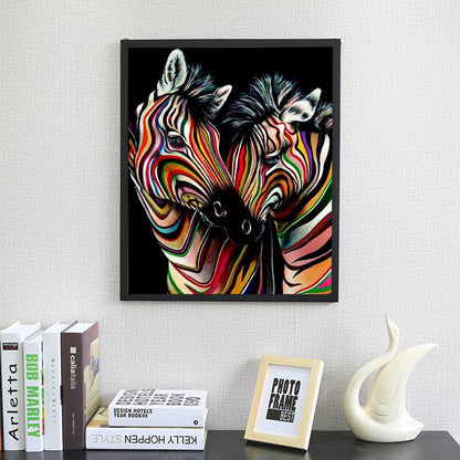 Zebra - Full Round Drill Diamond Painting 30*40CM