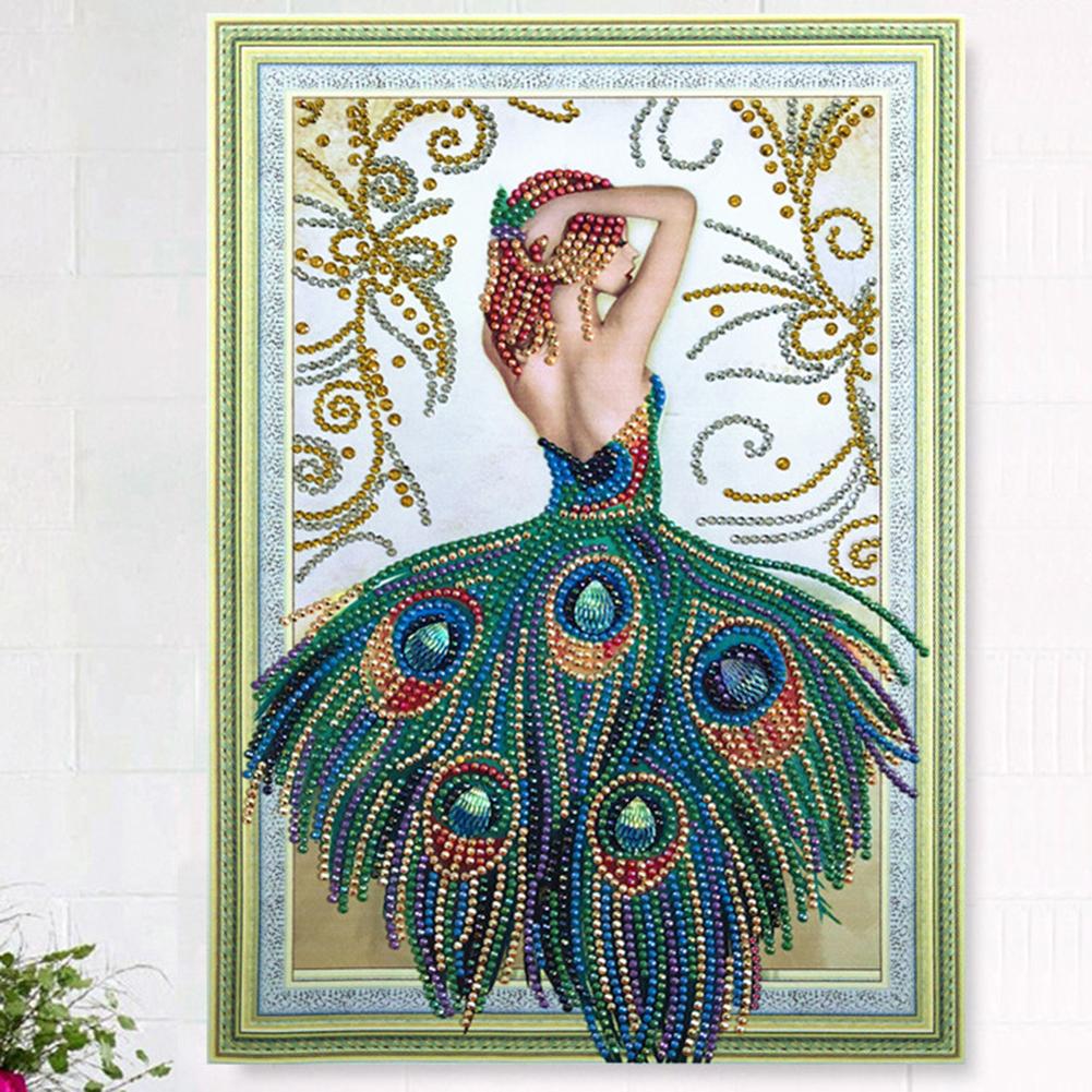 Beauty - Special Shaped Drill Diamond Painting 40*30CM