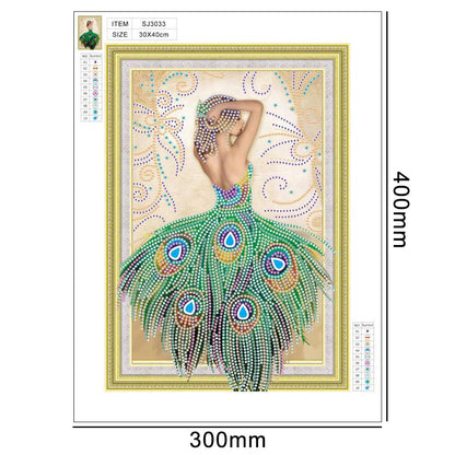 Beauty - Special Shaped Drill Diamond Painting 40*30CM