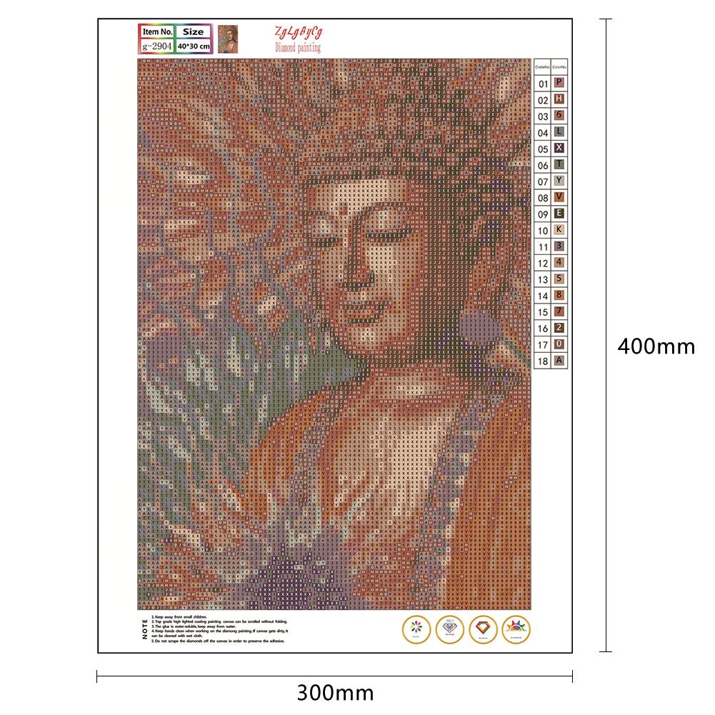 Buddha - Full Round Drill Diamond Painting 30*40CM