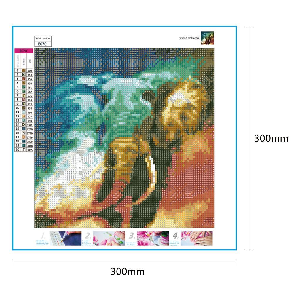 Elephant - Full Round Drill Diamond Painting 30*30 CM