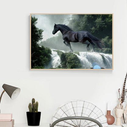 Running Horse - Full Round Drill Diamond Painting 40*30CM