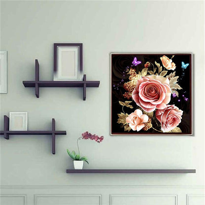 Rose - Full Round Drill Diamond Painting 30*30CM