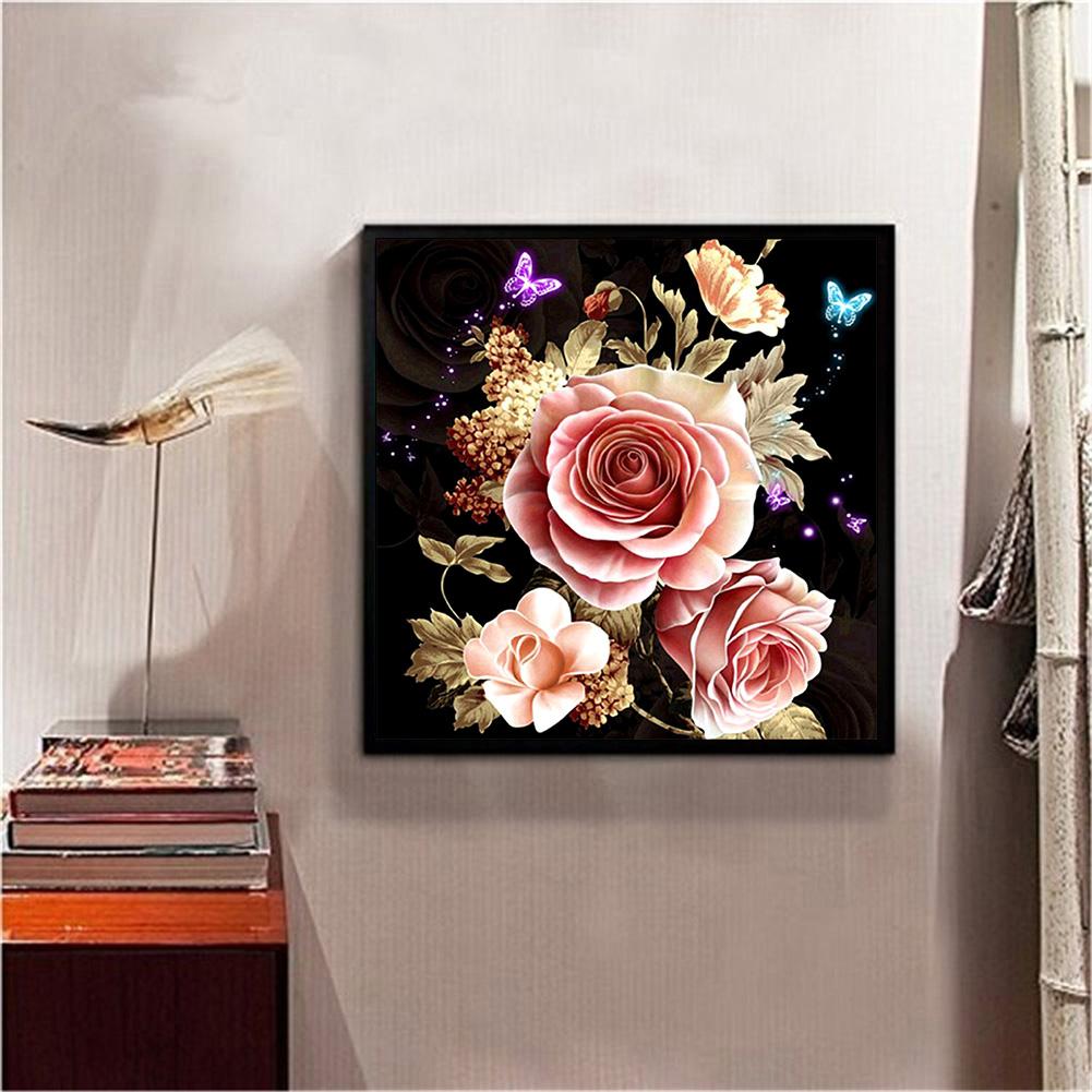 Rose - Full Round Drill Diamond Painting 30*30CM