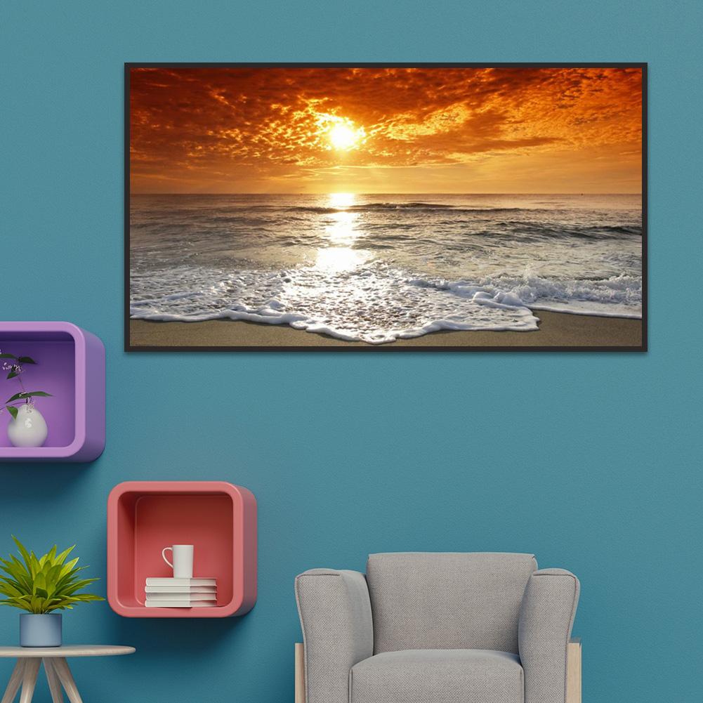 Sunset - Full Square Drill Diamond Painting 40*30CM