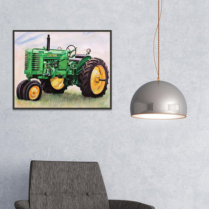 Tractor - Full Round Drill Diamond Painting 40*30CM