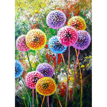 Dandelion - Full Round Drill Diamond Painting 40*30CM