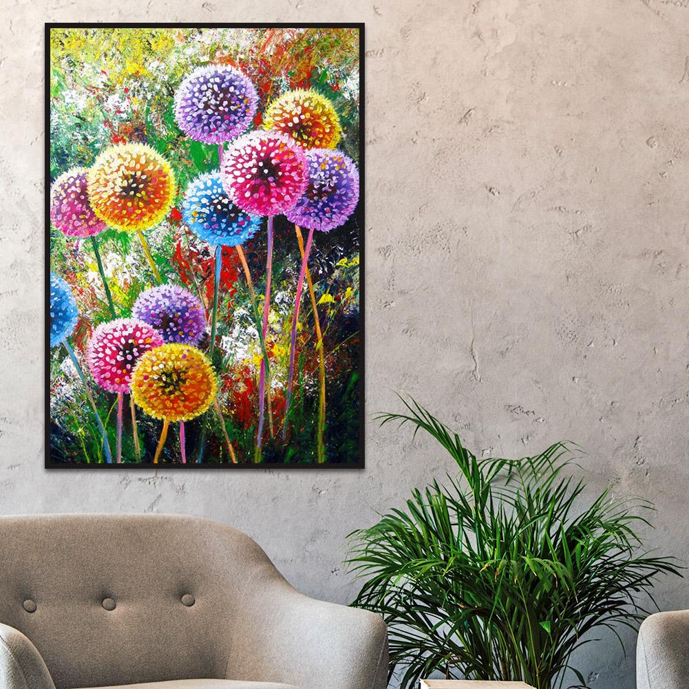 Dandelion - Full Round Drill Diamond Painting 40*30CM