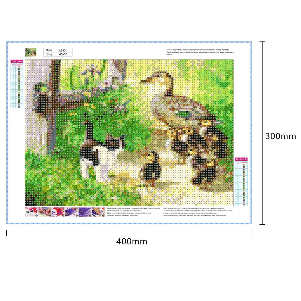 Ducks - Full Round Drill Diamond Painting 40*30CM