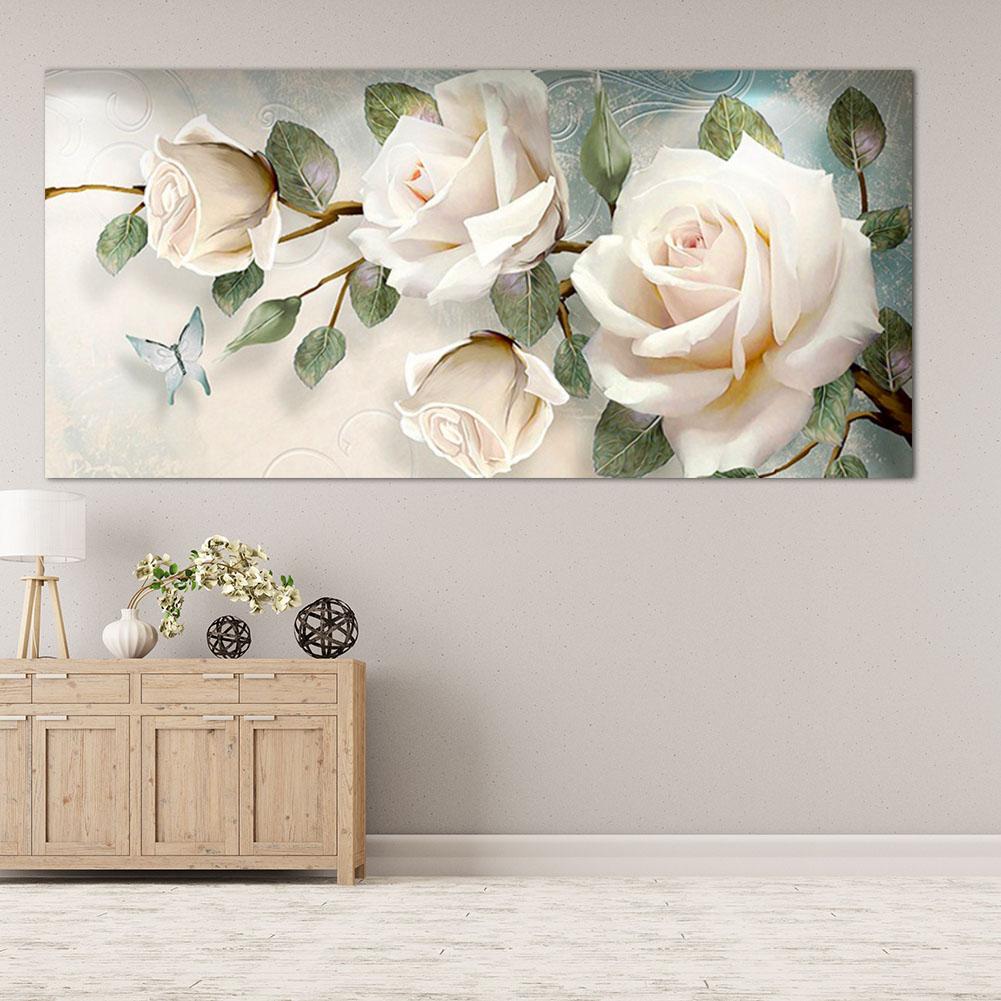 Flower - Full Round Drill Diamond Painting 90*45CM