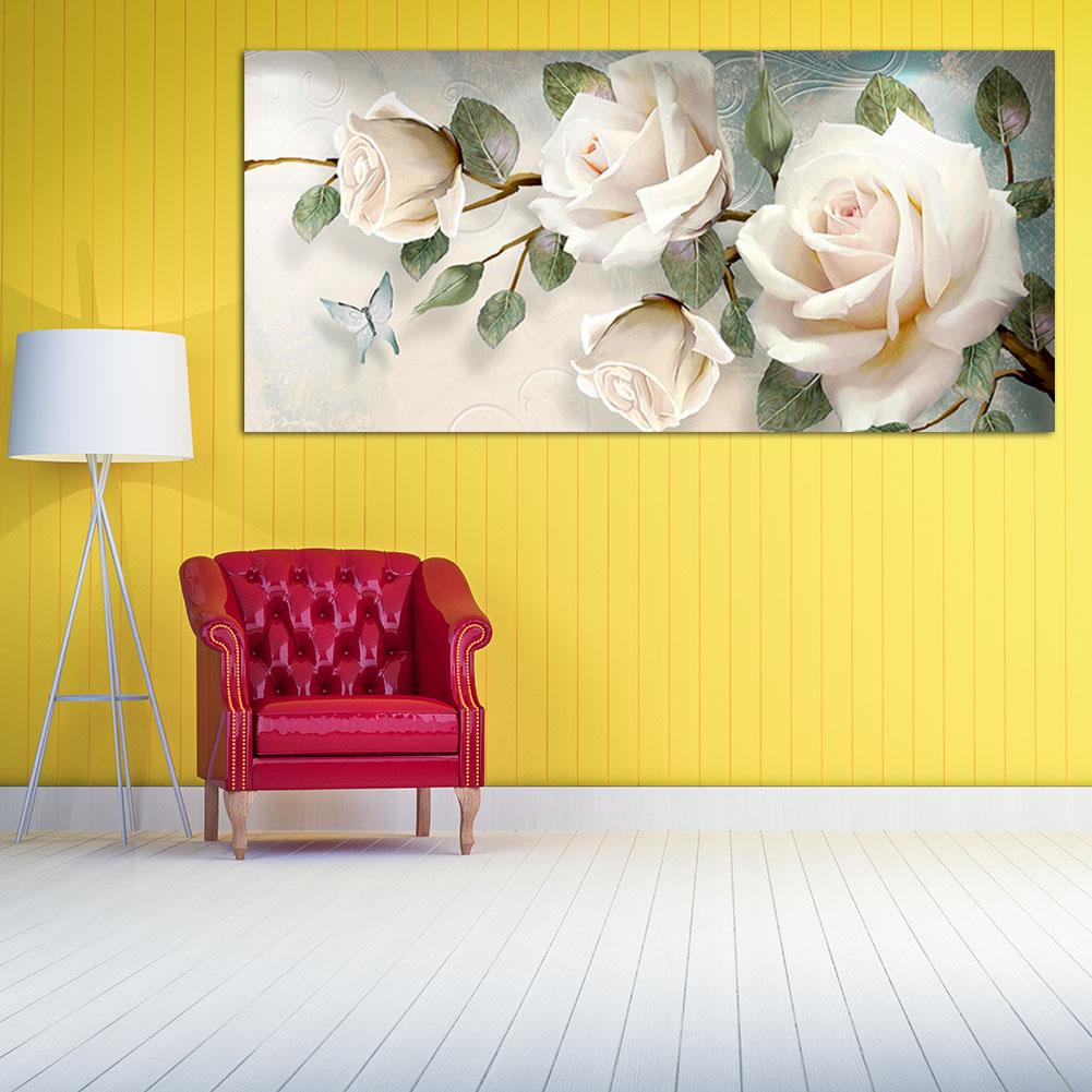 Flower - Full Round Drill Diamond Painting 90*45CM