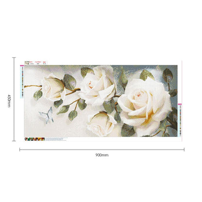 Flower - Full Round Drill Diamond Painting 90*45CM