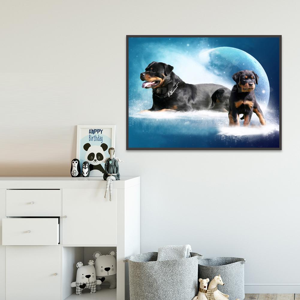 Dog - Full Round Drill Diamond Painting 40*30CM