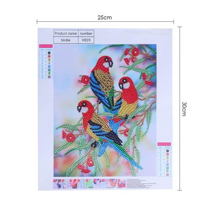 Bird - Special Shaped Drill Diamond Painting 30x25CM