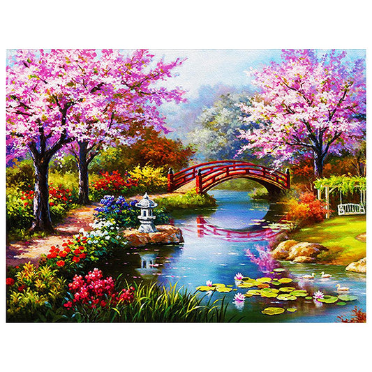 Park View - Full Round Drill Diamond Painting 40*30CM