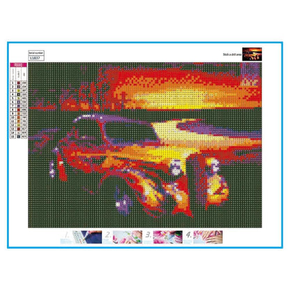 Car - Full Round Drill Diamond Painting 40*30CM